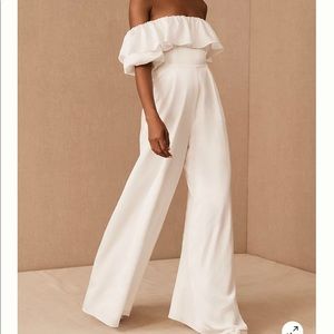 Fame and Partners Tassiah Jumpsuit Ivory